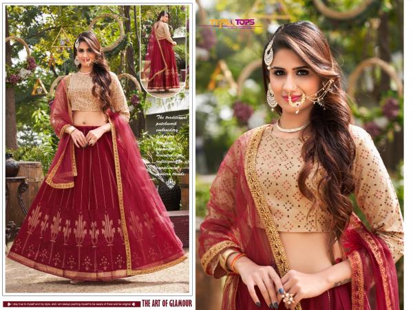 Tips Tops Lehnga Vol 2Viscose Chanderi Designer Lengha Suit